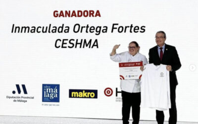 ¡Inmaculada Ortega Fortes de CESH Málaga, ganadora de la 10ª Edición del Concurso Joven Chef #SaboraMálaga!
