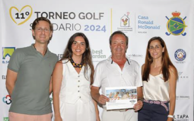 Frutas Acosta en la 11ª Edición del Torneo de Golf Solidario de la Casa Ronald de Málaga.