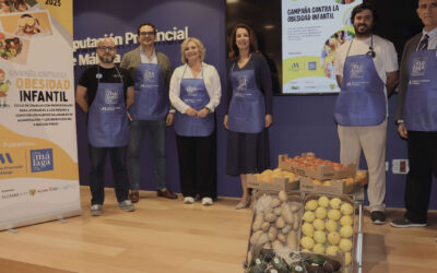 Unos 500 escolares participan en una campaña de Sabor a Málaga sobre  hábitos saludables para prevenir la obesidad infantil